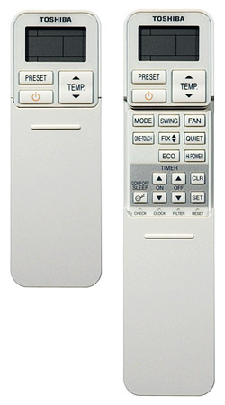 Сплит-система Toshiba пульт